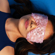 Load image into Gallery viewer, WTHN: Rose Quartz Eye Mask