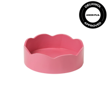Load image into Gallery viewer, Roundhouse: Small Round Pink Scalloped Tray
