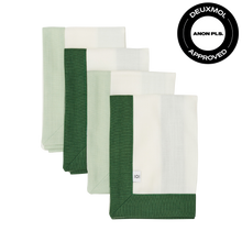 Load image into Gallery viewer, Roundhouse: Mint and Forrest Green Napkin Set
