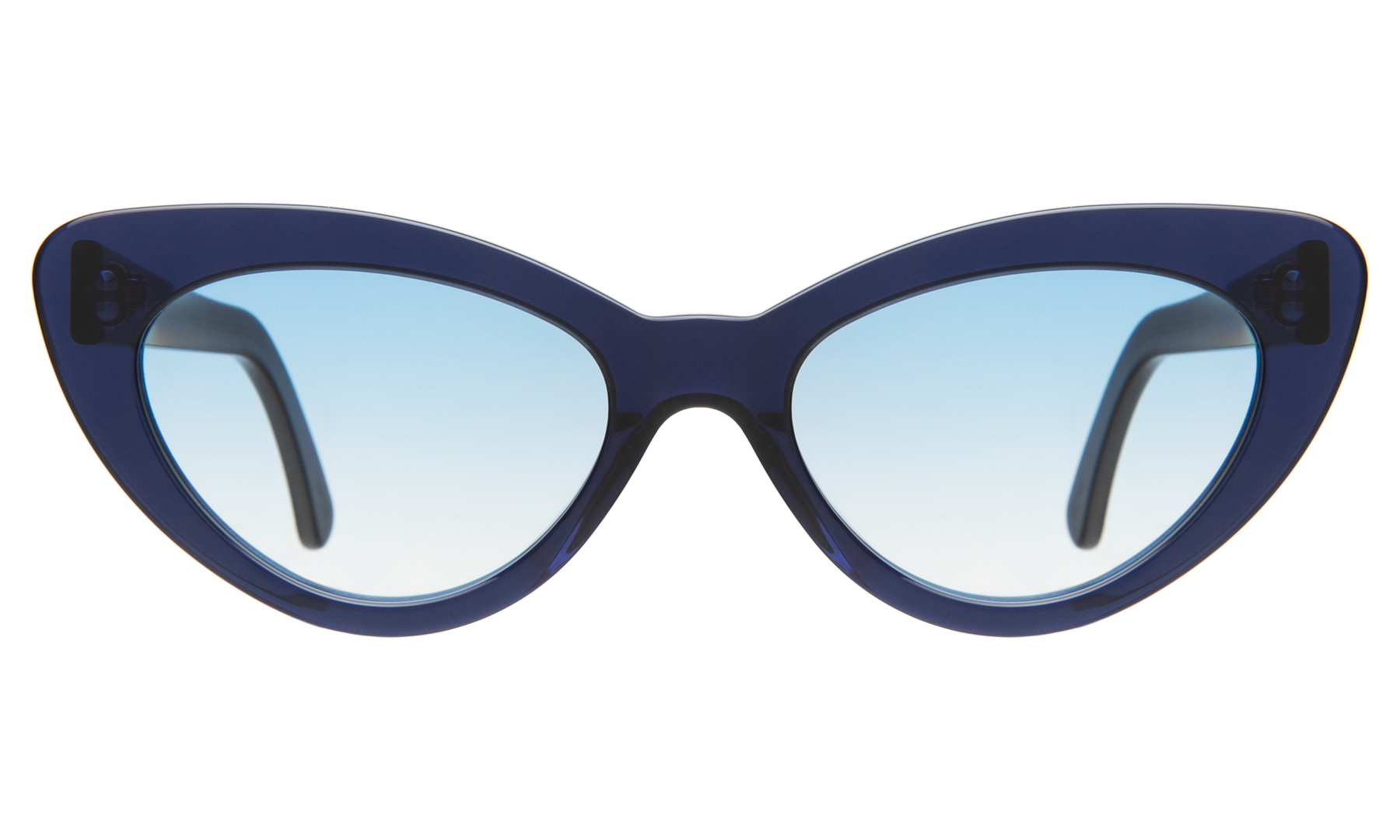 Illesteva 9 Emma Half-Rim Cat-Eye Black Sunglasses Nove Cat Eye Sunglasses – Black Smoke Lens – Otra Eyewear main image 4