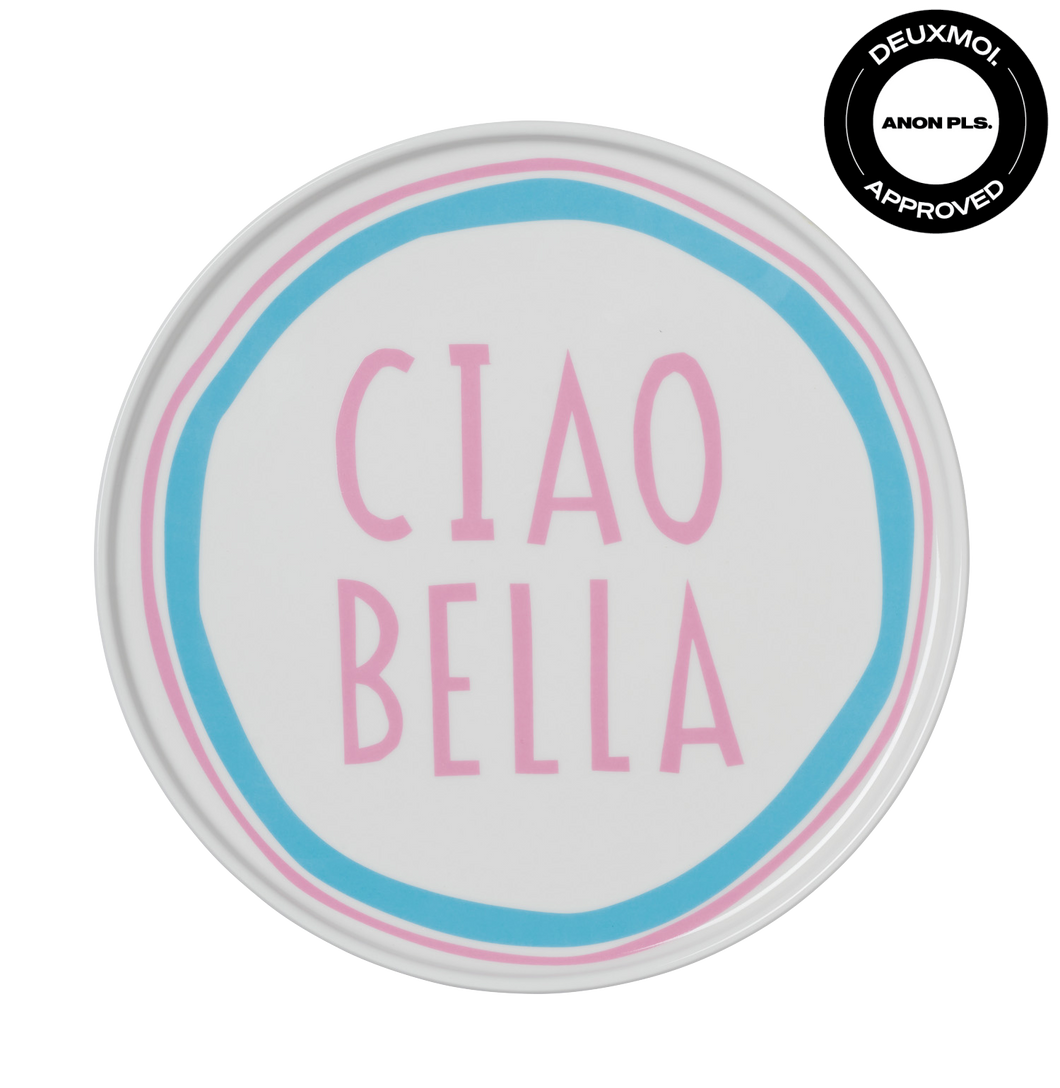 Blue Ciao Bella Plate